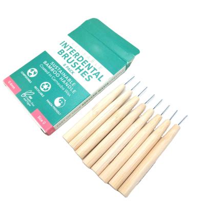 China 2020 softer new bamboo 100% biodegradable eco-friendly interdental for sale