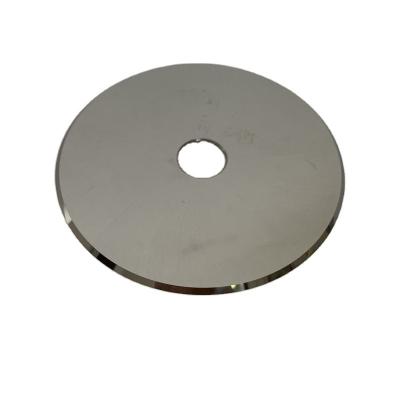 China Garment Shops Slitting Circular Blades / Round Knives For Nonwoven Cutting for sale