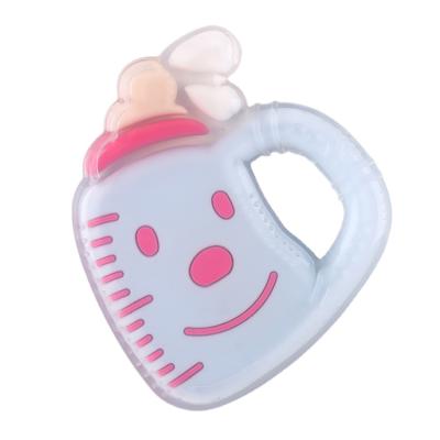 China Baby Training EatingSolve Baby Teething Pain Favorable Price Soft Baby Toys Silicone Milk Bottle Teether For Newborn Gift Mordillo Bebe for sale