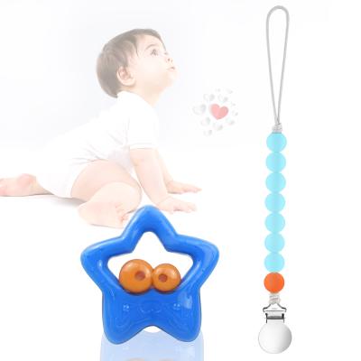 China OEM&ODM LOW MOQ Silicone Soft Silicone Baby Chewable Clip BPA Nipple Clip Nipple Clip Free Teat Clip Pearl Teat Clip for sale