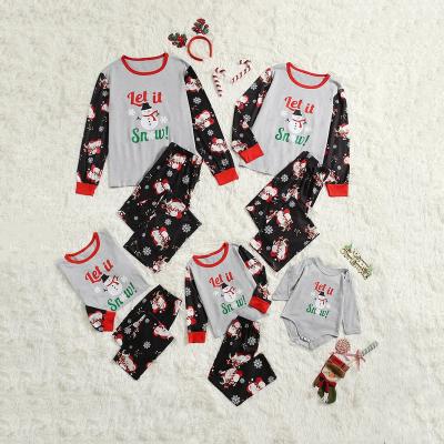 China OEM Wholesale Adult Family Kids Thermal Christmas Matching Pajamas for sale