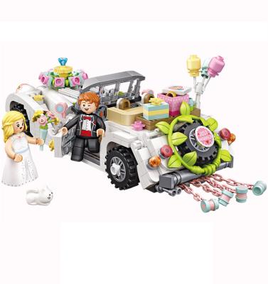 China Newest Building Toy LOZ Building Blocks Wedding Cars Children's Blocks Bricks Toys for sale