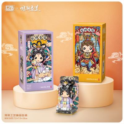 China Popular Mini Building Toy LOZ Building Block Toys for Boys and Girls Sun Wukong and Ghang'e for sale