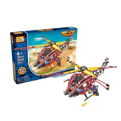 China Construction Toy Large Attack Helicopter Electric Stick Blocks Model Airplanes Assembly Building Learning Education Toys For Children for sale