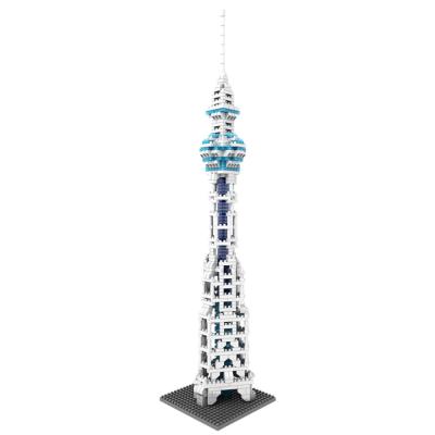 China World famous architecture of Toy Wholesale Tokyo Sky Tree LOZ Diamond Building Blocks Toy Building Bricks for sale