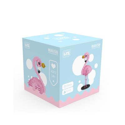 China Toys Gifts Anime Flamingo Stock Number Model Toy Christmas Gift Mini Cartoon Collection For Kid for sale