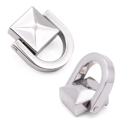 China Handbag Bag Mini Screw Buckle Silver Alloy Metal Clip End Chain Connector For Chain Purse for sale