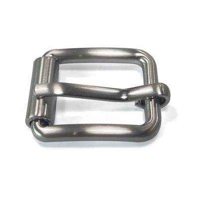 China Bags Wholesale Custom Fashion Style 20mm Nickel Color Roller Pin Buckle For Dog Collar Watch Belt for sale