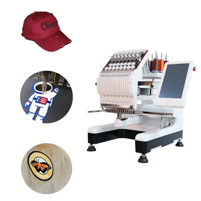 China Factory Single Head 15 Needle Embroidery Machine Hat T-shirt Embroidery Machine Sale for sale