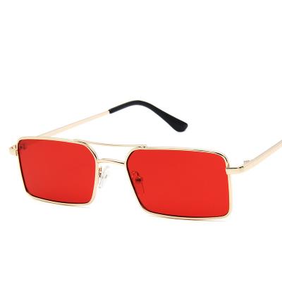 China 2022 High Quality New Products Rimless Glass Rectangle Shades Sunglasses Suowei Stylish Men Women's Sun Glasses Custom Made Glass for sale