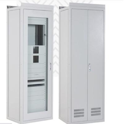 China Outdoor telecom cabinet waterproof IP 65 47 U metal cabinet outdoor telecom/ equipment enclosure Te koop