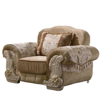 China Combination Extendable European Living Room Sofa Fabric Corner Sofa Princess Chair Simple Solid Wood European Large Family Sofa Chair for sale