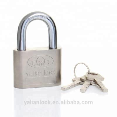 China Wafer Mechanism Top Security Nickel Plated Iron Padlock for sale