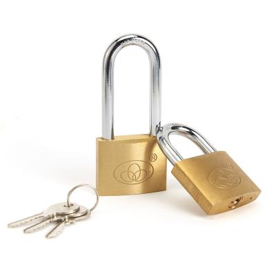 China Outdoor new arrival high quality multiple size direct sales factory price security brass top padlocks for sale