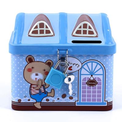 China Creative Cute Recyclable Metal Piggy Bank Home Money Saving Box Children Kids Gifts for sale