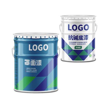 China 16 Liter Recyclable Metal Paint Bucket Tin Paint Bucket With Lid for sale