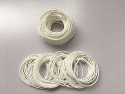 China Food Safe FDA White Rubber O Rings For Cylindrical Surface Static Sealing for sale