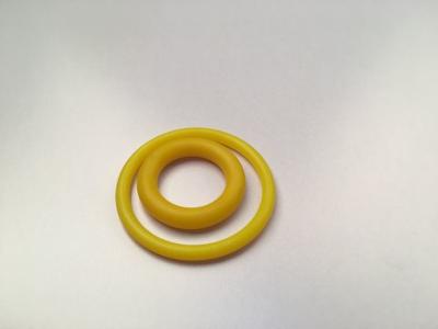 China Yellow Color Silicone O Ring Seals , Heat Resisting O Ring Silicone Rubber for sale