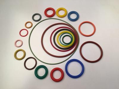 China Thick Coloured Rubber O Rings Chemical Resistance Meeting VMQ AS568 Standard for sale