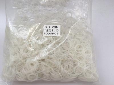 China Silicone 70 Clear Small Seals O Ring , Efficient High Temperature O Rings Seal for sale