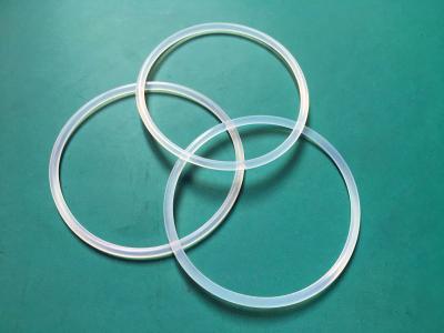 China 70 Shore Clear Silicone Sealing Rings Bulk For Cylindrical Surface Static Sealing for sale