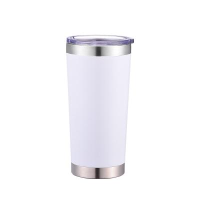 China Viable Hot Selling 500ml Sublimation Thermal Blank Insulate Custom Logo Stainless Steel Coffee Mugs With Lid for sale