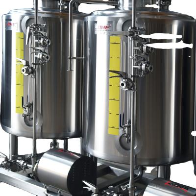 China High Quality Hotels 600L 6HL In-Skid Brewery Equipment Craft Beer Brew System Stainless Steel Tank DME Supplier for sale