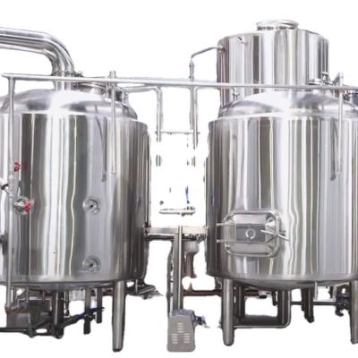 China High Quality Hotels 5000L 3 Vessel Brewery Equipment Craft Beer Brew System Stainless Steel Tank DME Supplier for sale