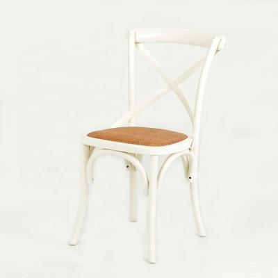 China China supplier wholesale rustic with reasonable price style cross chair antique dining back/resaurant chairs CH-532 for sale