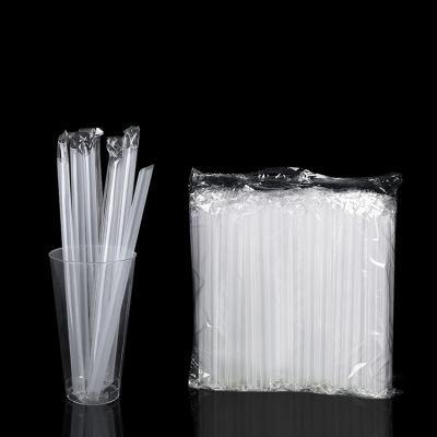 China Disposable Clear Bubble Tea Smoothie Plastic Minimalist Boba Milkshake Black Straws for sale