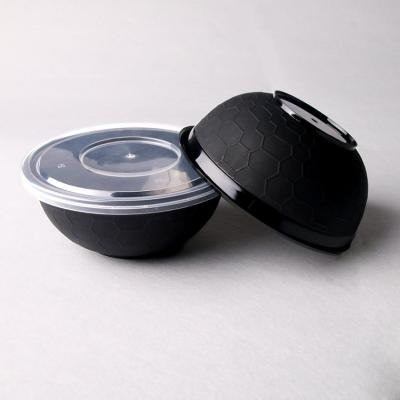 China High Quality Disposable Plastic Food Takeout Package Can Be Locked Microwave Soup Cup for sale