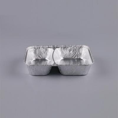 China 7 Inch Aluminum Foil Lunch Aluminum Foil Meal Container Disposable Foil Bowl Container For Food Packing for sale