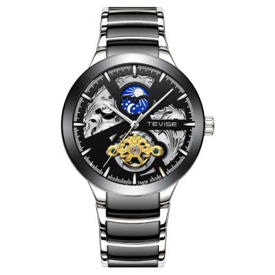 中国 Tourbillon Quartz Wrist Watch Hollow Skeleton  Fashionable Luxury Mechanical 販売のため