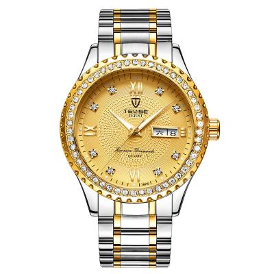 中国 Business Luxury Quartz Wrist Watch Fashionable Double Calendar For Men 販売のため