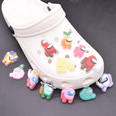 China Soft PVC Shoe Charms Plastic Sneaker Zodiac Sign Shoe Charms Luminous Sandals Accessories Kids Gifts for sale