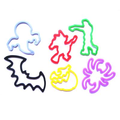 China Best gift various punk ghost shape rubber hallowmas silly bandz for sale