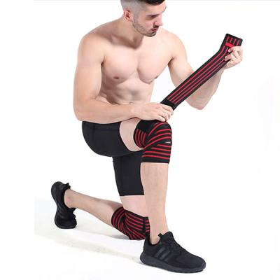 China Weight Lfiting Sport Protective Knee Wraps Powerlifting for sale