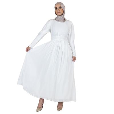 China 2023 New Anti-wrinkle Muslim White Long Dresses Women's Long Dre Women's Dresses for sale