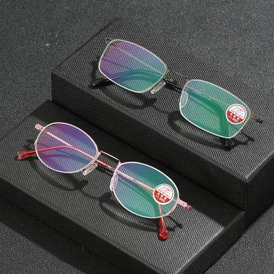 China Hot Selling Half Frame Reading Glasses Sighting Lazy Liar Liar Eyeglasses Logo Half Frame Reading Glasses Item Style for sale