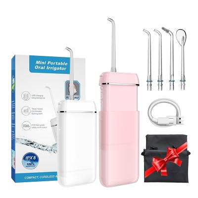 China 360 Rated Type Pink M6p Flosser Travel Kit Water Flosser Family Dental Cheap Price Nozzle New for sale