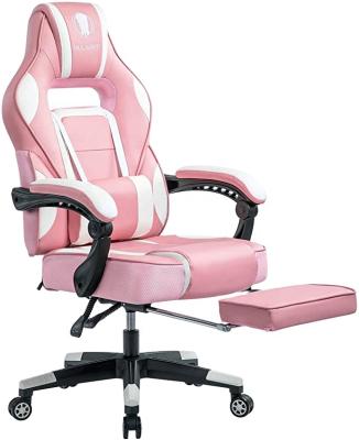 China Ergonomic Office Adjustable Chair Computer Recliner Small Piece (Waist) Gaming Chair Headrest Lumbar Support Footrest for sale