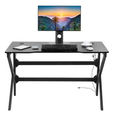 China Simple Home Bedroom Gaming Desk (Height) Adjustable Ergonomic Computer Table Table Game With LED Lights for sale