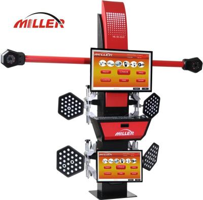 China Nice 3d Wheel Alignment Machine 2 Monitor Wheel Alignment System Accurate Commerical Car Price Supported Customized for sale