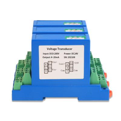 China Hall Current Sensor 0-500v Input High Precision 0.2% f.s Analog Voltage Transducer 0-5v Voltage Transmitters for sale