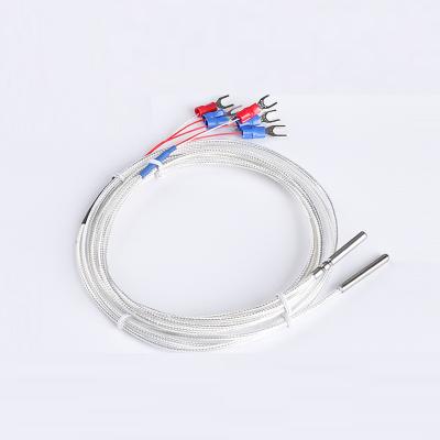 China 3 wire ntc pt100 industrial rtd temperature sensor -50 to 100 for sale