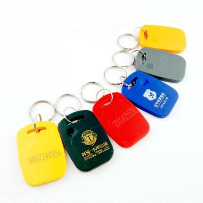 China ABS quick delivery 125khz identification keyfob community access control identification keyfob RFID card waterproof/waterproof keyfob card for sale