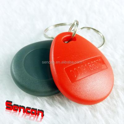 China Hot Selling tk4100 Waterproof ABS Rfid Tags Waterproof/Waterproof Keyfob ID Card SI 125khz For Access Control for sale