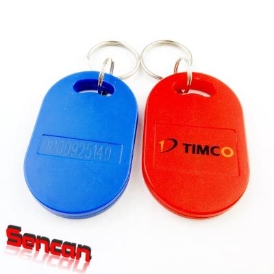 China Keyfob 125khz tk4100 identification free sample fast delivery weatherproof / waterproof community access control for sale