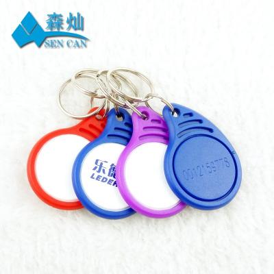 China Cheap price ABS Rfid keyfob programmable waterproof/waterproof identification tag waterproof SI 125khz for access control system for sale