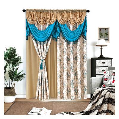 China 100% Korean Blackout Low Price High Quality Blackout Style Jacquard Curtain Home for sale